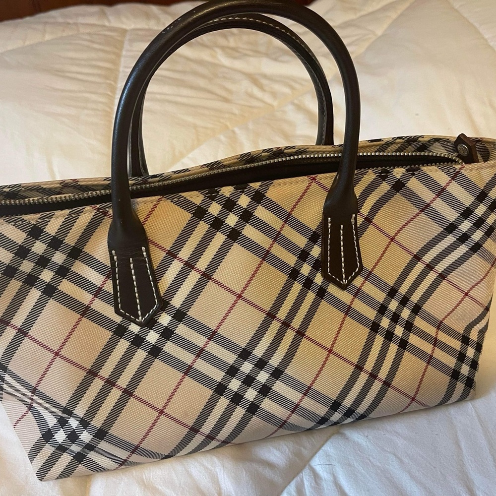 Authentic Preowned Blue tag Burberry hand bag